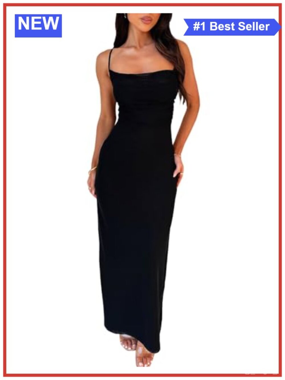 Floral Mesh Bodycon Maxi Dress Sleeveless Spaghetti Strap Wedding Guest